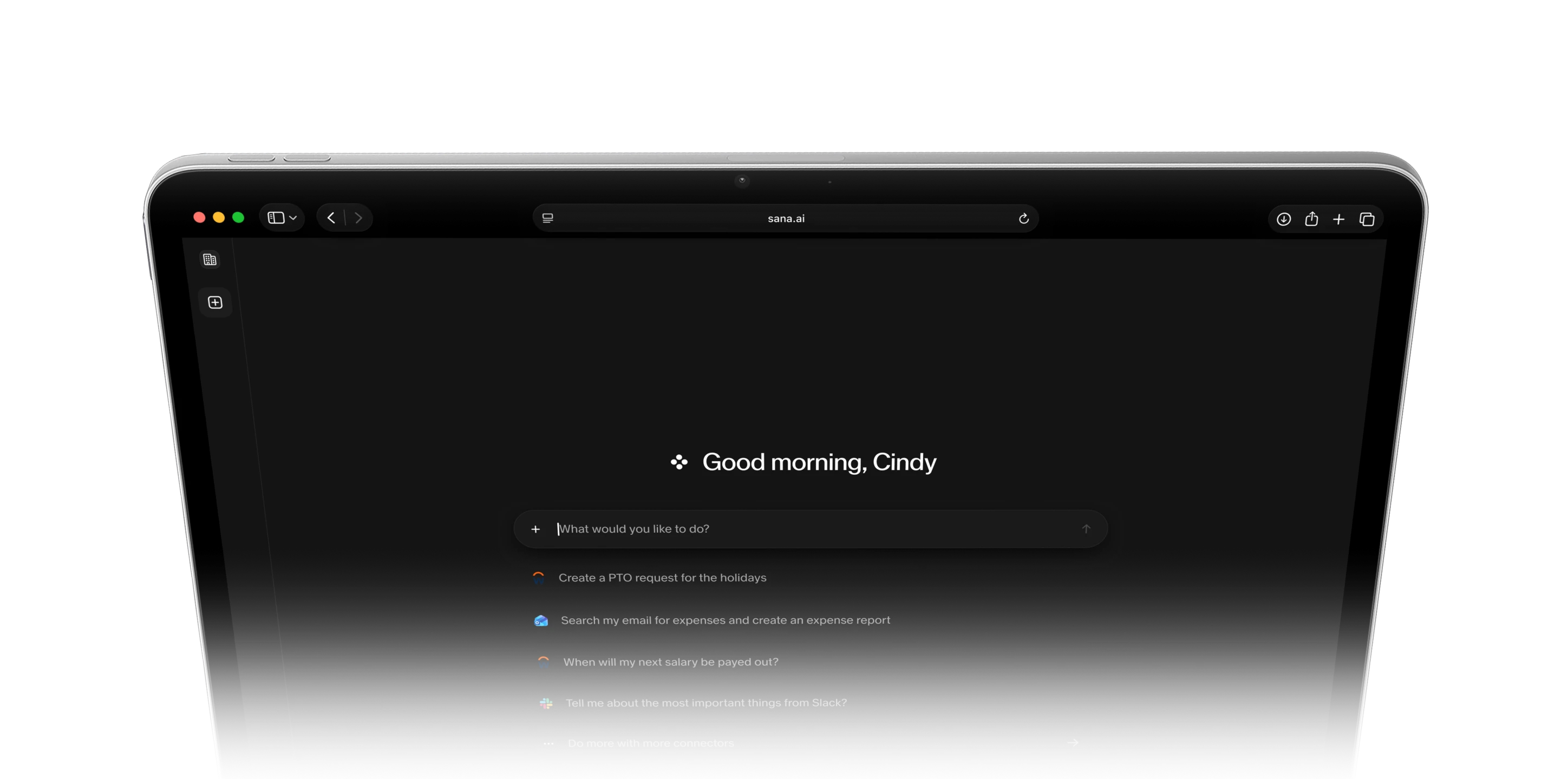 AI assistant dashboard